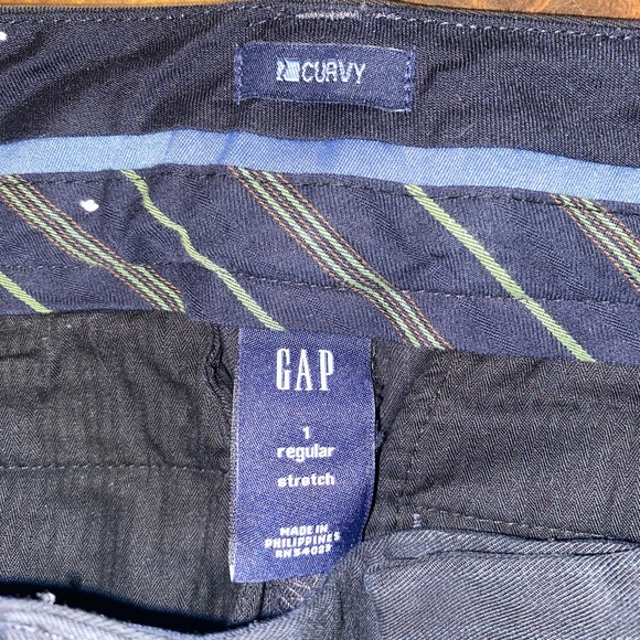 GAP Curvy Fit Wide Leg Stretch Pants Trousers - size 1 - Picture 7 of 8